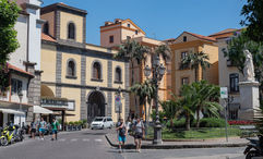 The Sorrento trip includes excursions to Positano, Capri, Amalfi and Pompeii.