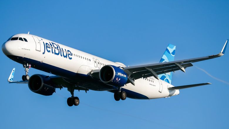 JetBlue will fly an Airbus A321LR on the New York-Paris route.
