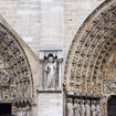 Carpenters are working to restore Notre Dame Cathedral as it was built in the Middle Ages.