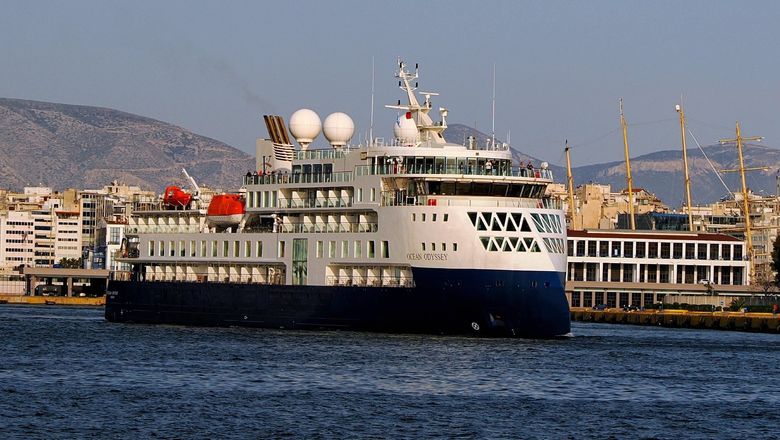 The Ocean Odyssey, a Vantage expedition ship.