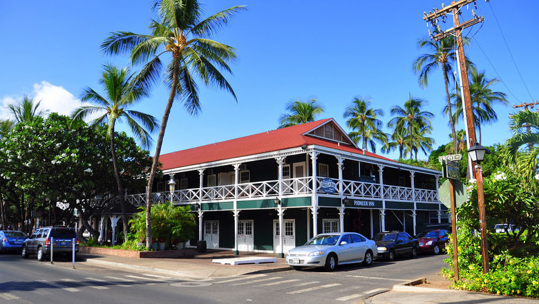 Lahaina's Best Western Pioneer Inn has been destroyed by wildfires in Maui.
