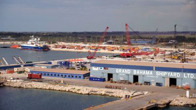 Grand Bahama Shipyard expects the floating drydocks to be delivered in 2025 and 2026.