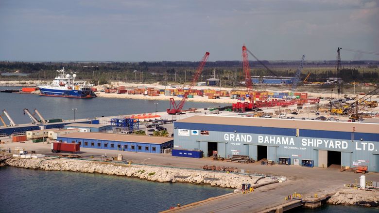 Grand Bahama Shipyard expects the floating drydocks to be delivered in 2025 and 2026.