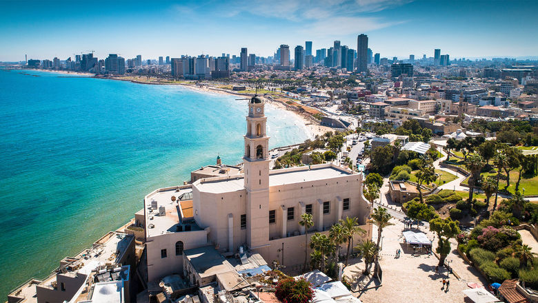 United will operate one flight to Tel Aviv (pictured) from Newark on July 21, before resuming twice-daily service on July 22.