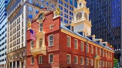 The Old State House in Boston.