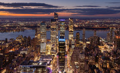New York led in overseas arrivals and spending with more than 9.8 million visitors and $32.1 billion.