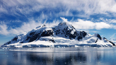 Paradise Bay in Antarctica.