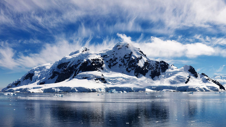 Paradise Bay in Antarctica.