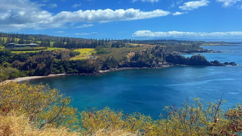 The Maui coastline north of Lahaina. Maui tourism has struggled to bounce back after the 2023 wildfires.