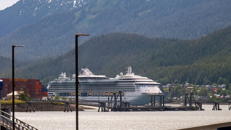 Royal Caribbean's Radiance of the Seas in Juneau.