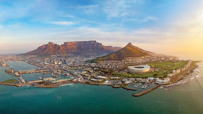 A panoramic view of Cape Town. Some advisors are seeing interest among clients in more far-flung destinations, including South Africa.