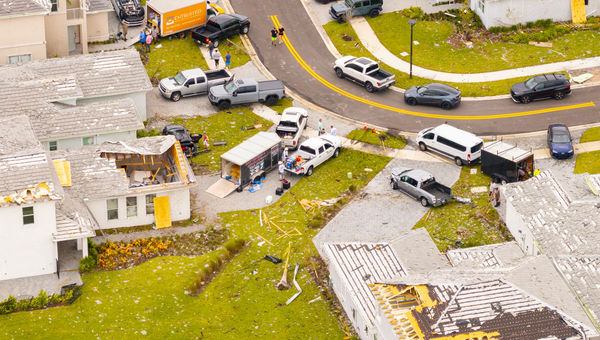 Before Milton made landfall on Florida's west coast, a tornado damaged homes in Palm Beach Gardens on Florida's east coast.