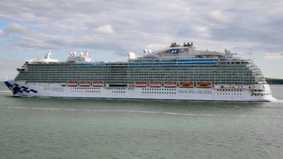 The Regal Princess in England earlier this year.
