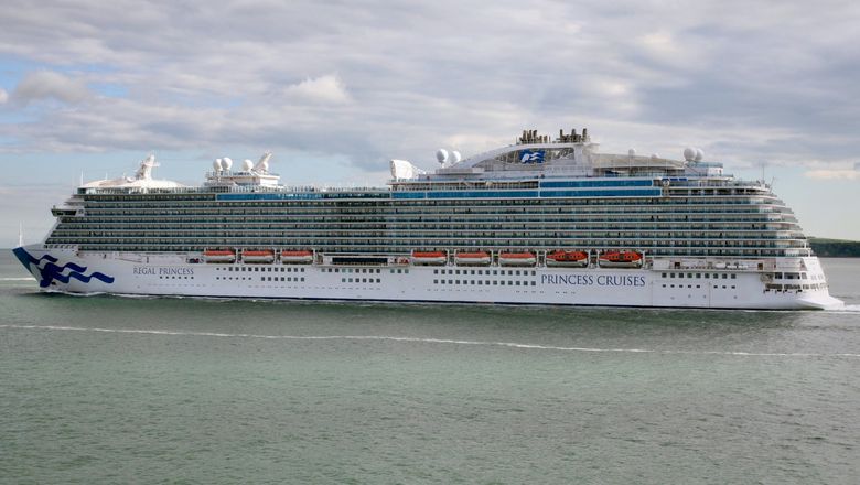 The Regal Princess in England earlier this year.