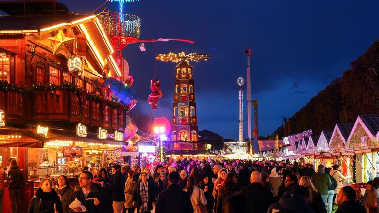 The Magical Paris & Festive Seine River Cruise will explore Christmas markets in Paris. Pictured, the Tuileries Garden market.