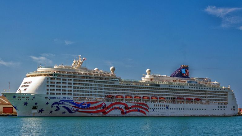 Norwegian Cruise Line's Pride of America in Honolulu.