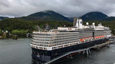 Holland America Line's Eurodam in Sitka in 2024.