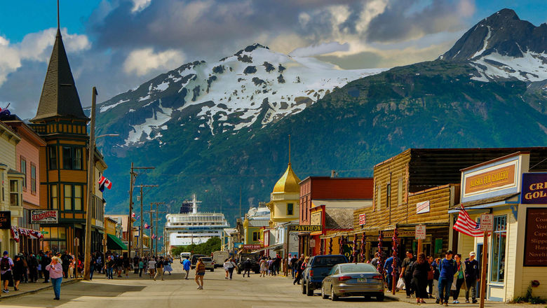 Skagway is one of the most popular ports of call in southeastern Alaska.