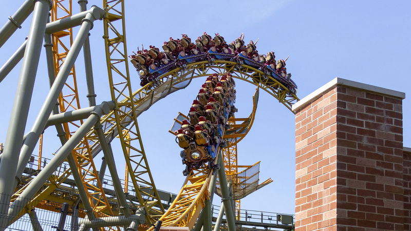 Theme park safety coaster