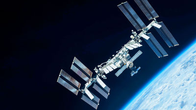 The International Space Station.
