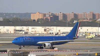 An ITA Airways jet in New York.