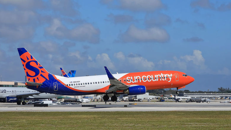 Sun Country flies an all-Boeing 737 fleet.