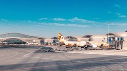 Zayed Airport in Abu Dhabi, the hub for Etihad Airways.