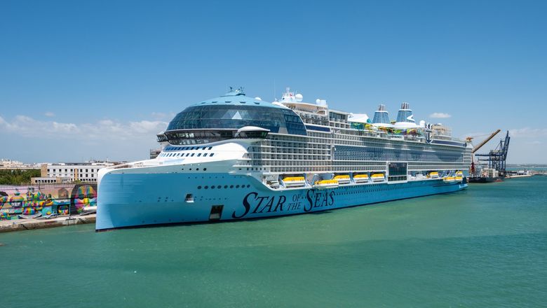 Royal Caribbean's Star of the Seas in Cadiz, Spain.