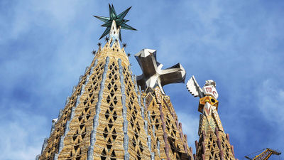 La Sagrada Familia is Spain's most visited tourist attraction.