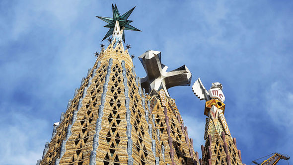 La Sagrada Familia is Spain's most visited tourist attraction.