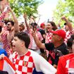 Croatia soccer fans in Toronto during the World Cup.