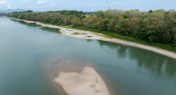 The Danube River is experiencing low water levels as Europe grapples with a drought.