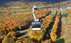 Jay Peak Resort in Vermont is about five miles from the Canada-U.S. border.
