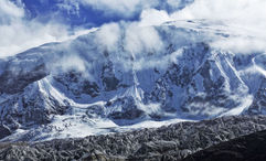 The Manaslu Glaciers in Nepal.