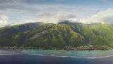 The coast of the island of Tahiti. Advisors who attain silver and gold levels of certification in the Tahiti Specialist Program are eligible for fam trips to the destination.