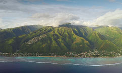 The coast of the island of Tahiti. Advisors who attain silver and gold levels of certification in the Tahiti Specialist Program are eligible for fam trips to the destination.