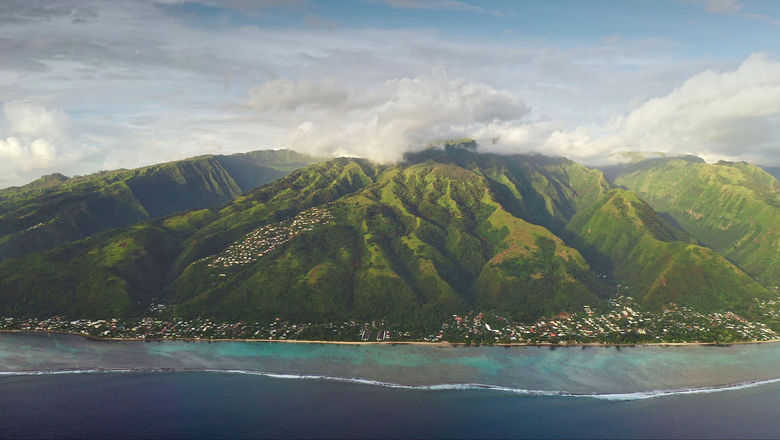 The coast of the island of Tahiti. Advisors who attain silver and gold levels of certification in the Tahiti Specialist Program are eligible for fam trips to the destination.