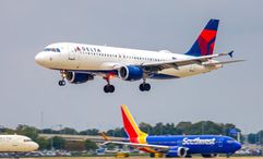 Southwest and Delta are the largest and second-largest airlines in Austin, respectively.