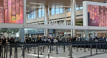 The terminal at Nashville Airport, which could be renamed for Dolly Parton.