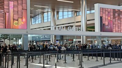 The terminal at Nashville Airport, which could be renamed for Dolly Parton.