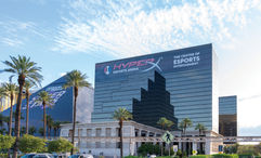 The HyperX Esports Arena is a venue for competitive gaming at the Luxor Hotel and Casino in Las Vegas.