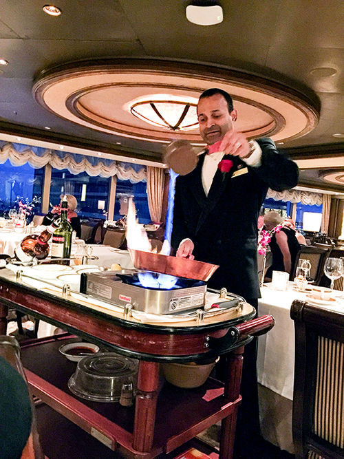 Dispatch, Queen Victoria Living the good life in the Queen's Grill