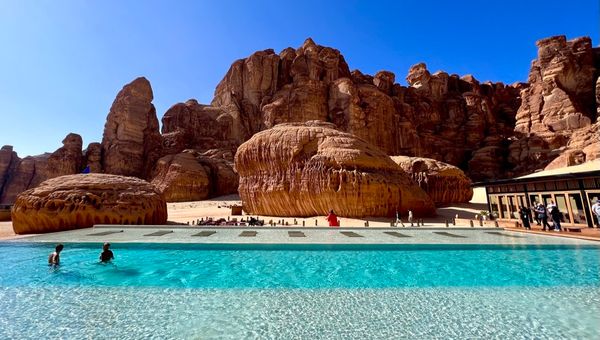 The beautiful landscape at Habitas AlUla. The beautiful landscape at Habitas AlUla.