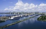 The hub of Miami's cruise traffic, Port Miami offers a stunning view at the start or end of cruises porting in this destination.