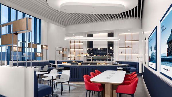Air France Business Lounge in Chicago