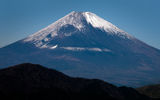 Mount Fuji at sunrise.