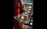 An elegant lunch presentation at Sekitei in Kanazawa, Japan.