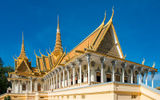 Royal Palace complex in Phnom Penh, built in 1866 to house the kings of Cambodia.