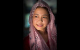 A young Cham woman in Chau Doc.