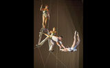 The North Korean State Circus performs in the Pyongyang Circus Building.